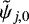 Mathematical equation: $\tilde{\psi}_{j,0}$