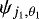 Mathematical equation: $\psi_{j_1,\theta_1}$