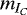 Mathematical equation: $m_{I_{C}}$