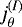 Mathematical equation: $j^{(I)}_{\theta}$