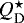 Mathematical equation: $Q^{\star}_{\textrm{D}}$