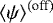 Mathematical equation: $\left<\psi\right>^{(\textrm{off})}$