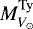 Mathematical equation: $M_{V_{\odot}}^{\textrm{Ty}}$