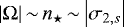 Mathematical equation: ${\left|{\Omega}\right|}\,{\sim}\, n_{\star}\,{\sim}\,{\left|{\sigma_{2,s}}\right|}$
