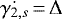 Mathematical equation: $\dot{{\gamma_{2,s}}}\,{=}\,\Delta$