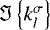 Mathematical equation: ${\Im \left\{{{k_l^{\sigma}}}\right\}}$