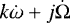 $k\dot{\omega}&#x002B;j\dot{\Omega}$