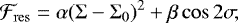 \begin{equation*} \mathcal{F}_{\mathrm{res}} = \alpha (\Sigma-\Sigma_0)^2 &#x002B; \beta\cos 2\sigma\!, \end{equation*}
