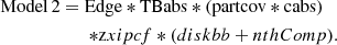 $$ \begin{aligned} \mathrm{Model}\,2&= \mathrm{Edge*TBabs*(partcov*cabs)} \\&\qquad {*\mathrm zxipcf*(diskbb+nthComp)}. \end{aligned} $$