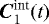 $\vec{C}_1^{\textrm{int}}(t)$