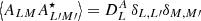 $ \left\langle A_{LM}A^{\star}_{L{{\prime}}M{{\prime}}}\right\rangle =D^A_L\,\delta_{L,L{{\prime}}}\delta_{M,M{{\prime}}} $