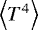 $\left< T^4 \right>$