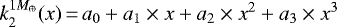 $k_2^{1 M_{\oplus}}(x)\,{=}\,a_0+a_1 \times x+ a_2 \times x^2 + a_3 \times x^3$