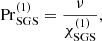 $$ \begin{aligned} \mathrm{Pr}_{\rm SGS}^{(1)} = \frac{\nu }{\chi _{\rm SGS}^{(1)}}, \end{aligned} $$