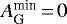 Mathematical equation: $A_{\textrm{G}}^{\text{min}}\,{=}\,0$