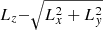 $ L_z{-}\sqrt{L_x^2+L_y^2} $