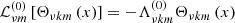 $$ \begin{aligned} {\mathcal{L} }_{\nu m}^{\left(0\right)}\left[\Theta _{\nu km}\left(x\right)\right]=-\Lambda _{\nu km}^{\left(0\right)}\Theta _{\nu km}\left(x\right) \end{aligned} $$