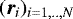 $(\vec{r}_i)_{i=1,..,N}$