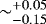 $\sim_{-0.15}^{+0.05}$