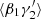 $ \langle\beta_1\gamma^{\prime}_2\rangle $