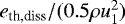 $e_{\textrm{th,diss}}/(0.5\rho u_{1}^2)$