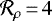 $\mathcal{R}_{\rho}\,{=}\,4$
