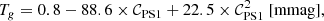 $$ \begin{aligned}&T_g = 0.8 - 88.6 \times \mathcal{C} _{\rm PS1} + 22.5 \times \mathcal{C} ^2_{\rm PS1}\ \mathrm{[mmag]},\end{aligned} $$
