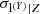 $ \sigma_{\mathrm{l}^{(Y)}|Z} $