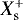 $X_{\textrm{s}}^&#x002B;$