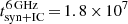 $ t_{\mathrm{syn+IC}}^{\mathrm{6\,GHz}}\,{=}\,1.8\,{\times}\,10^{7} $