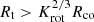 $ {R}_{\mathrm{t}} > {K}_{\mathrm{rot}}^{2/3}{R}_{\mathrm{co}} $
