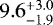 $9.6^{&#x002B;3.0}_{-1.9}$