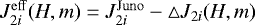 $J_{2i}^{\mathrm{eff}}(H,m)\;{=}\;J_{2i}^{\mathrm{Juno}}-\bigtriangleup J_{2i}(H,m)$