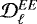 $\mathcal{D}^{EE}_{\ell}$