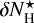 $\delta N^{\star}_{\textrm{H}}$