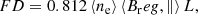 $$ \begin{aligned} {FD} = 0.812 \, \langle n_\mathrm{e} \rangle \, \langle B_\mathrm reg,\parallel \rangle \, L, \end{aligned} $$