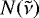 $N(\tilde{\nu})$