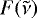 $F(\tilde{\nu})$