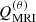 $ Q^{(\theta)}_{\mathrm{MRI}} $