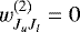 $w^{(2)}_{J_uJ_l}=0$