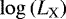 $\log\left(L_{\textrm{X}}\right)$