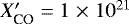 $X&#x0027;_{\textrm{CO}}=1\;{\times}\;10^{21}$