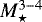 $M_{\star}^{3-4}$