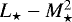 $L_{\star} -M_{\star}^2$