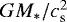 $GM_{\ast}/c_{\textrm{s}}^2$