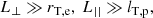 $$ \begin{aligned} L_\perp \gg r_{\rm T,e},\ L_{||}\gg l_{\rm T,p}, \end{aligned} $$