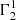 $ \Gamma _2^1 $