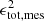 $ \epsilon^2_{\rm tot,mes} $