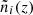 $ \tilde n_i(z) $