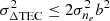 $ \sigma_{\Delta\mathrm{TEC}}^2 \leq 2\sigma_{n_e}^2b^2 $
